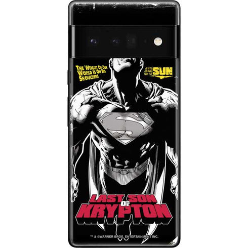 DC Comics Superman Last Son of Krypton Google Pixel 6 Pro Skin